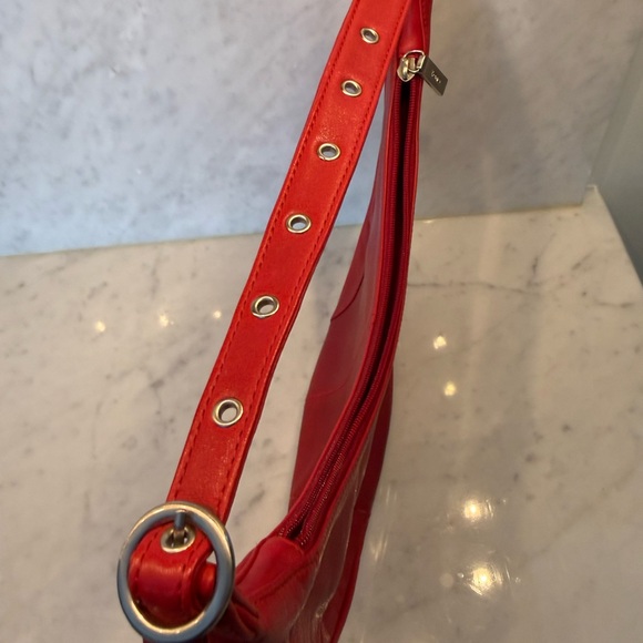 HOBO Vibrant Red Leather Bag - Picture 4 of 6